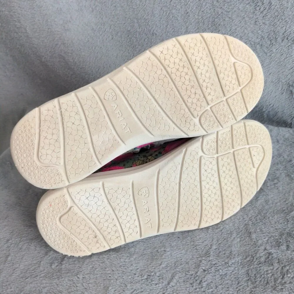 Ariat Hilo Slip On Sneaker Shoes Womens 10B Prickly Pear 10044591 Casual - Picture 6 of 10